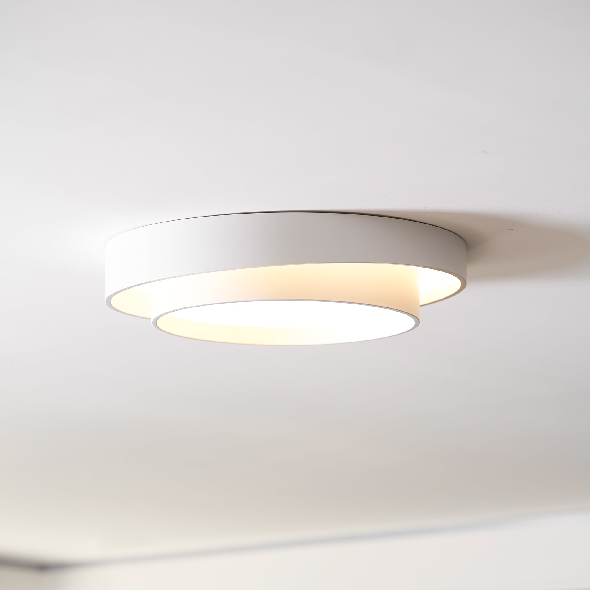 Modern Layered Round Flush Mount Ceiling Light