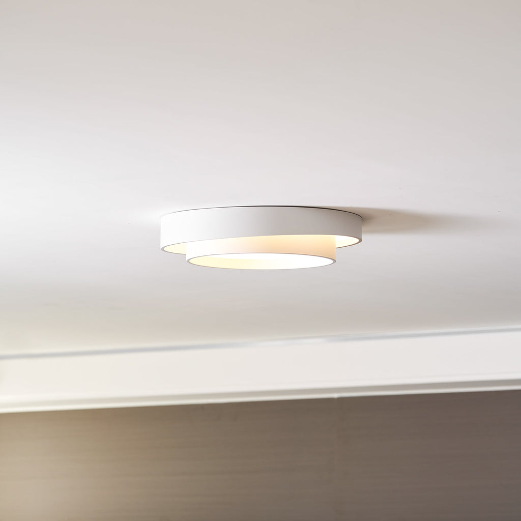 Modern Layered Round Flush Mount Ceiling Light