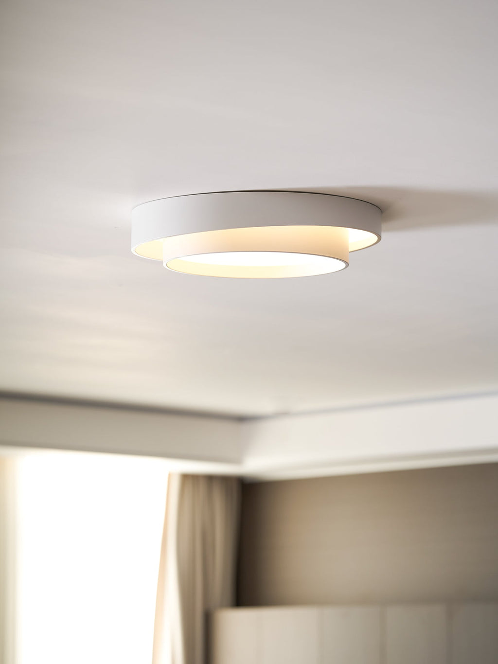Modern Layered Round Flush Mount Ceiling Light