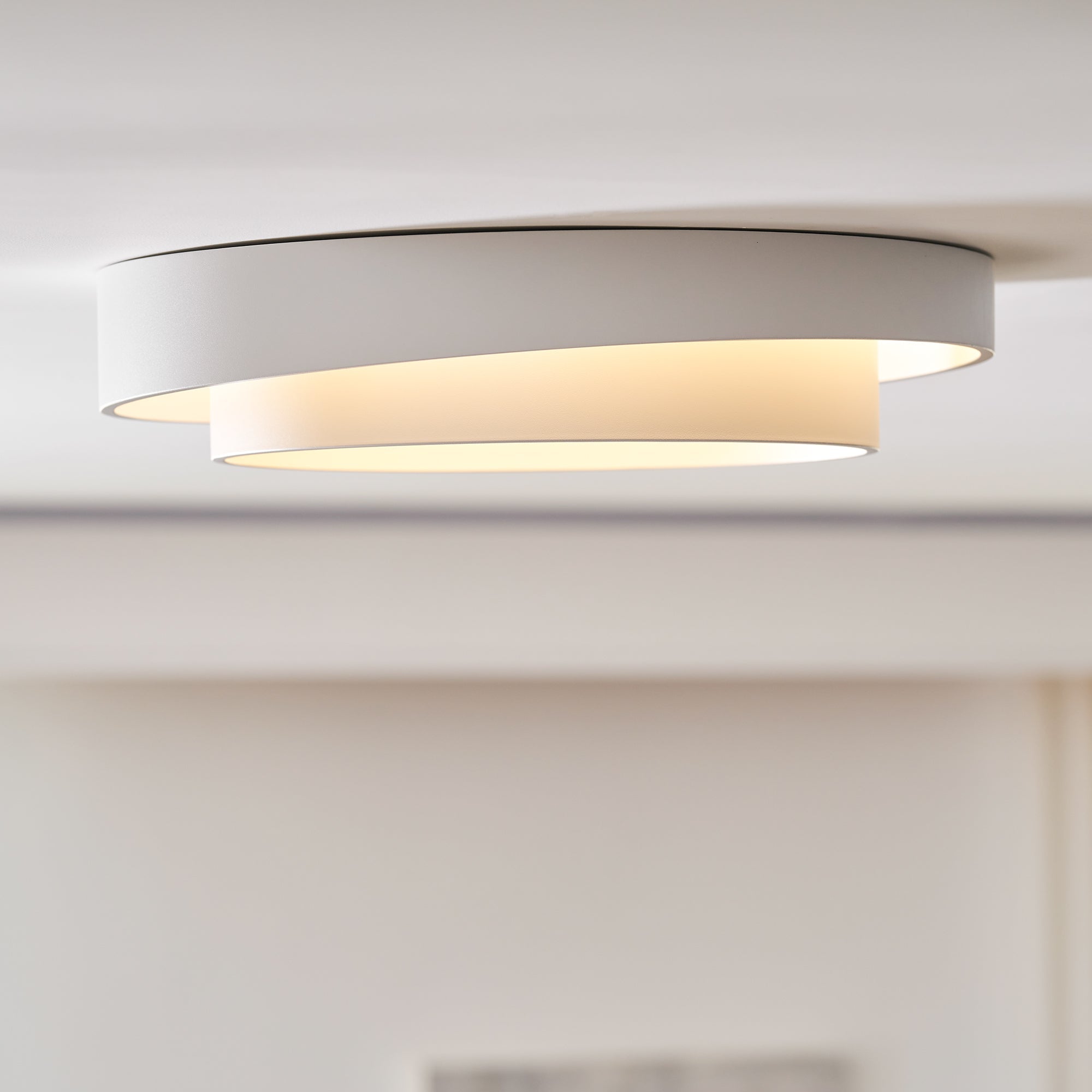 Modern Layered Round Flush Mount Ceiling Light