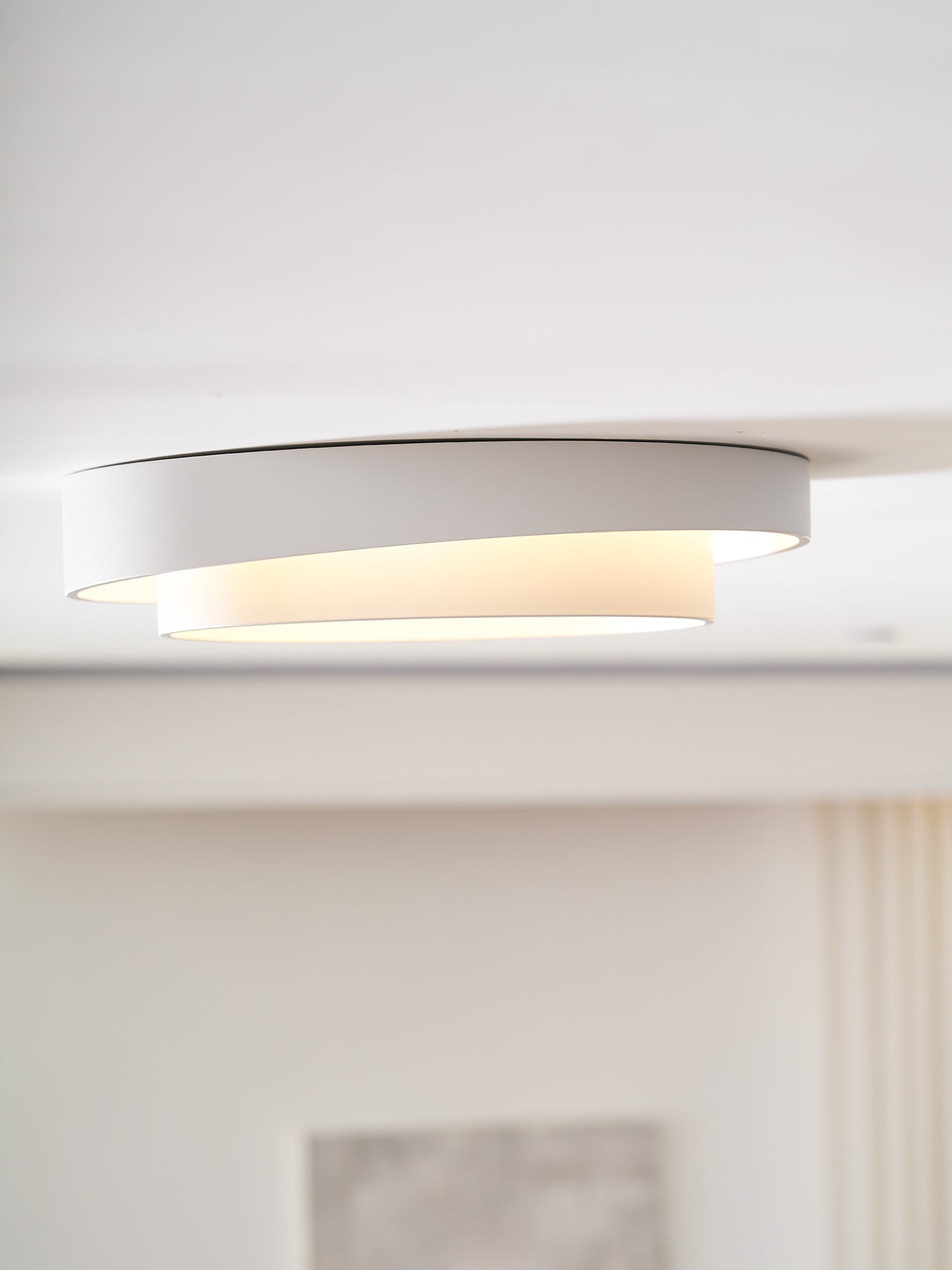 Modern Layered Round Flush Mount Ceiling Light
