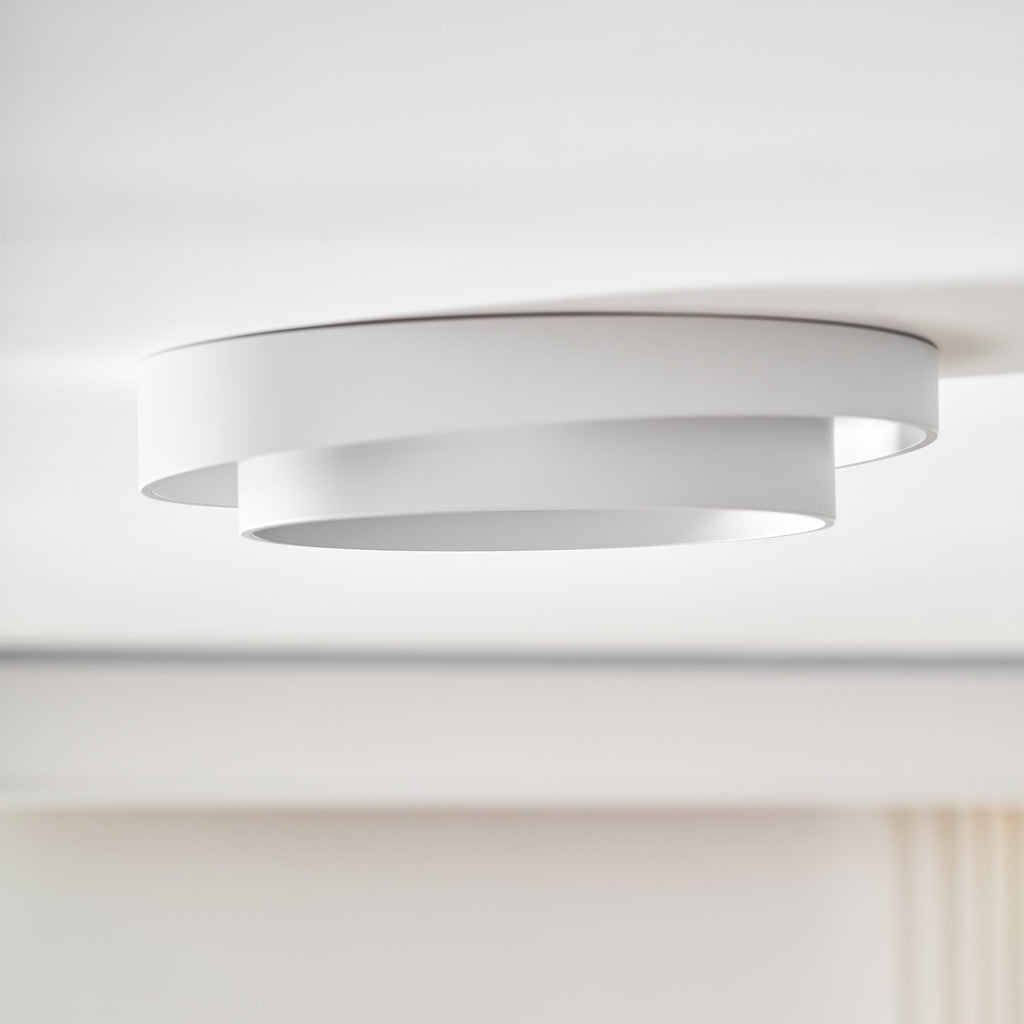 Modern Layered Round Flush Mount Ceiling Light