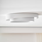 Modern Layered Round Flush Mount Ceiling Light