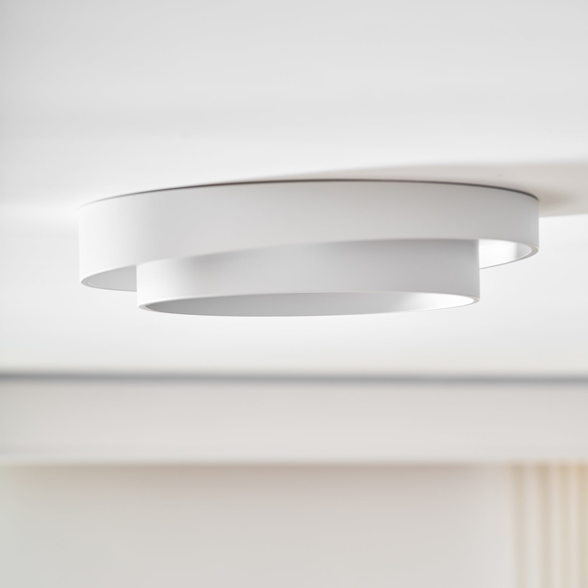 Modern Layered Round Flush Mount Ceiling Light