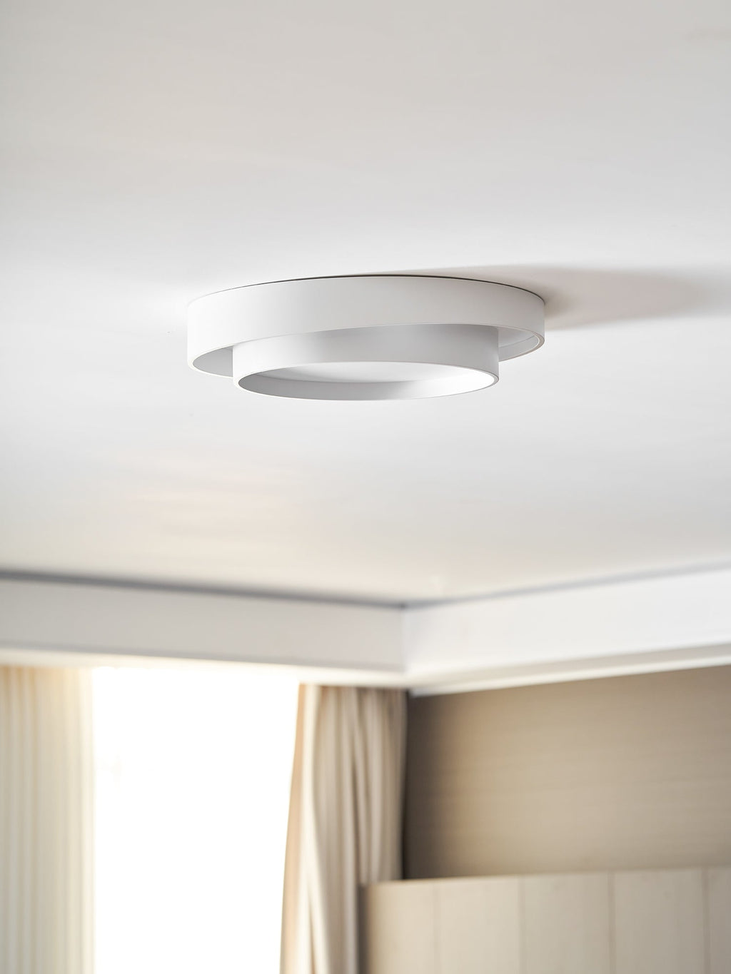 Modern Layered Round Flush Mount Ceiling Light