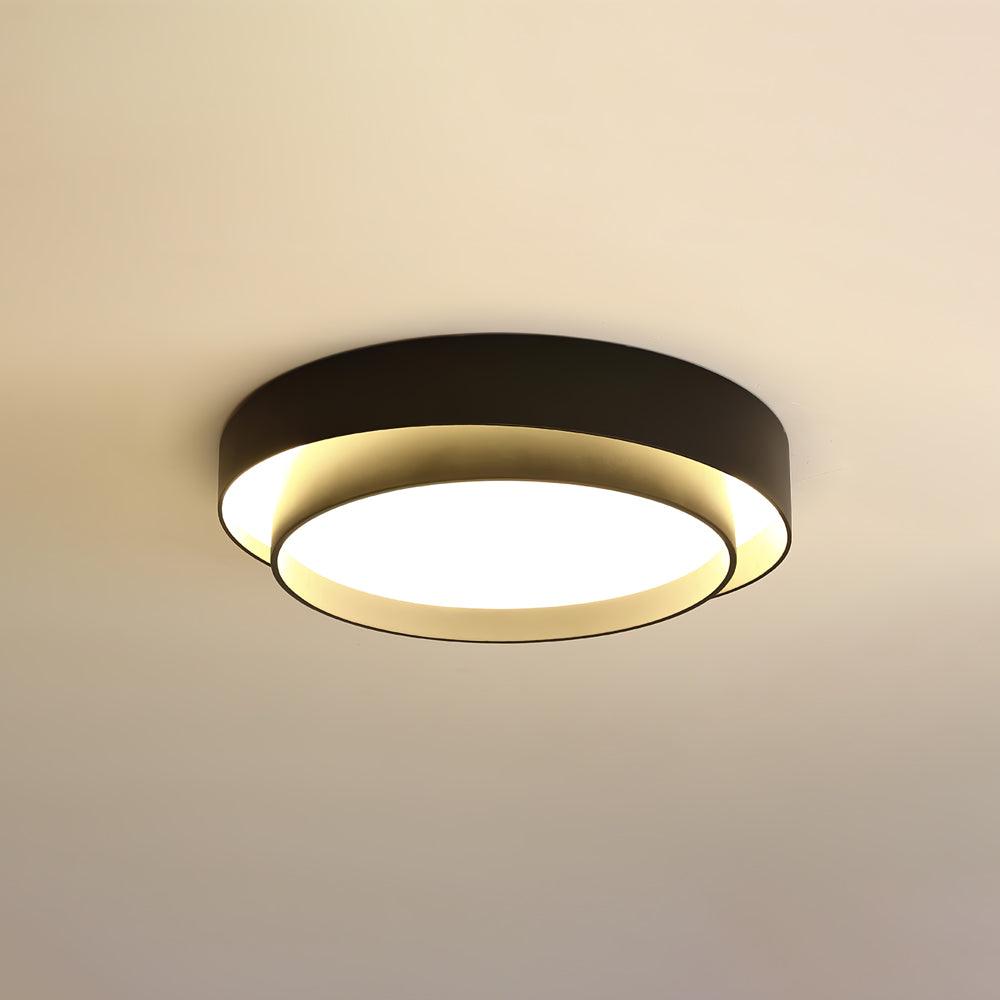 Modern Layered Round Flush Mount Ceiling Light