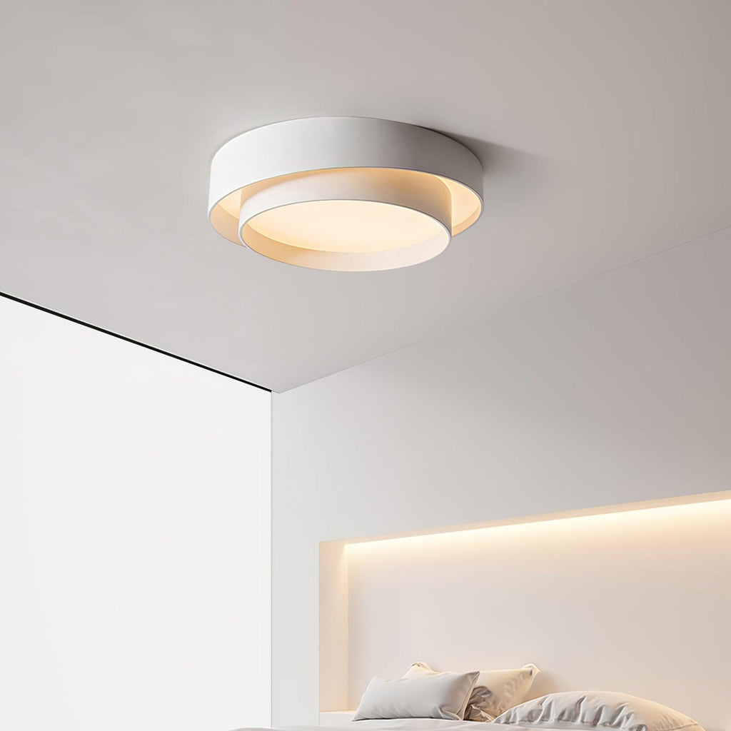 Modern Layered Round Flush Mount Ceiling Light
