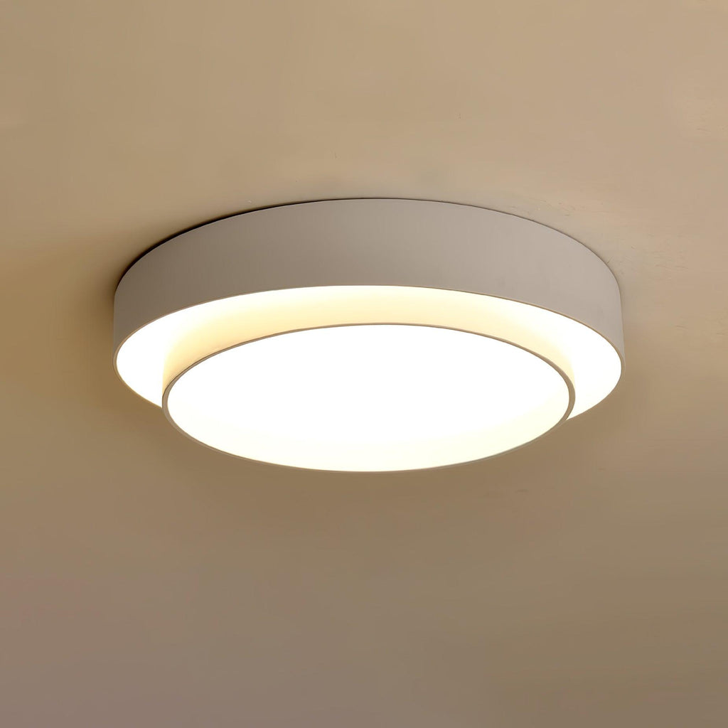 Modern Layered Round Flush Mount Ceiling Light