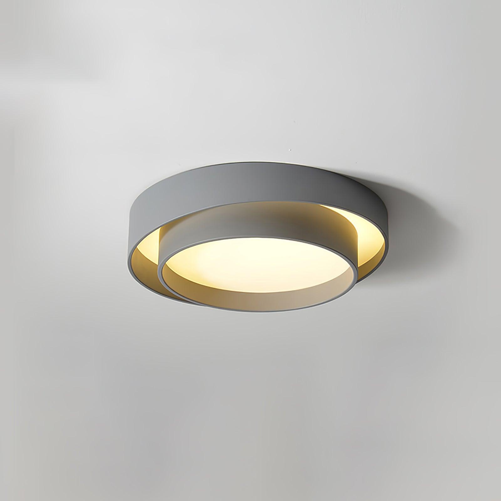 Modern Layered Round Flush Mount Ceiling Light