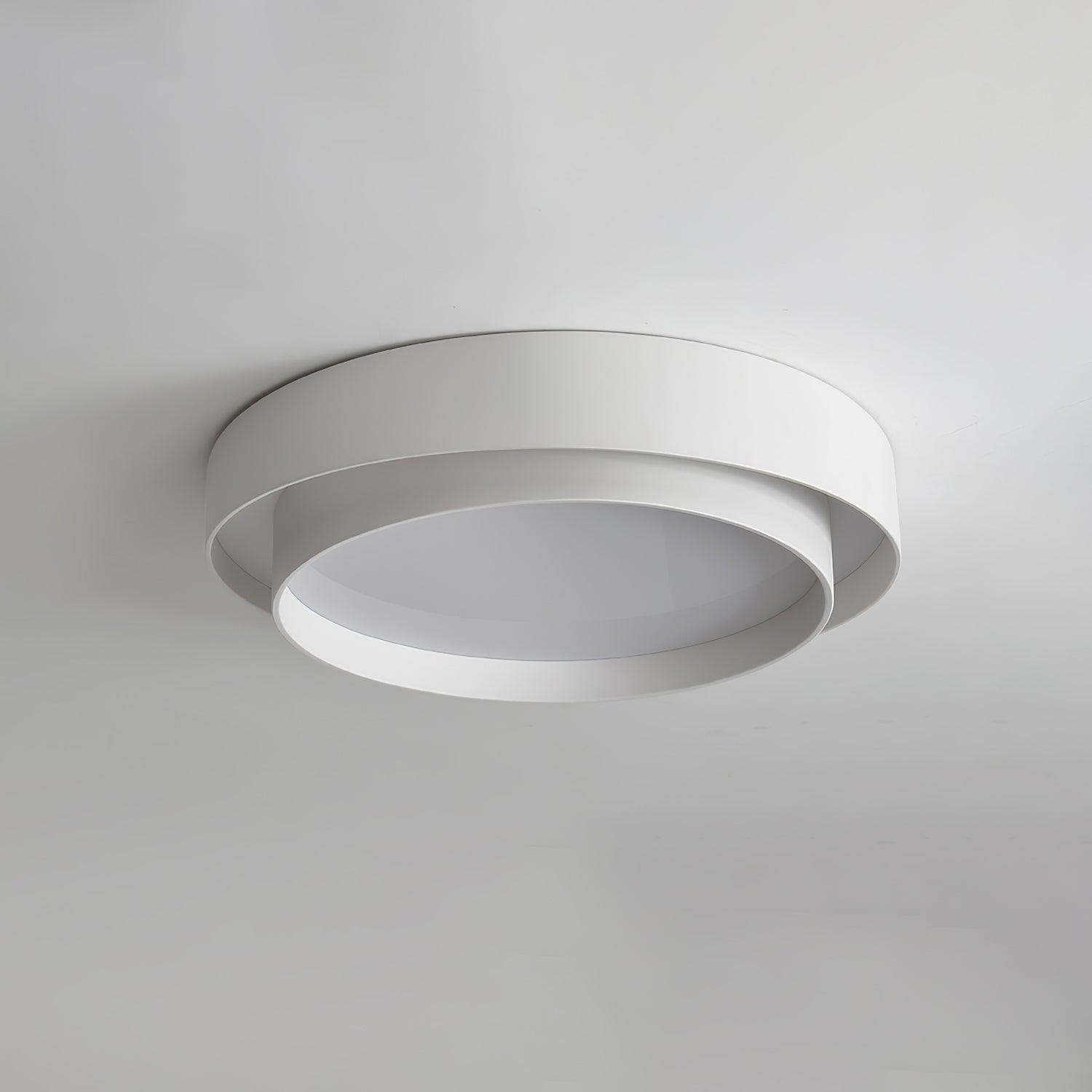Modern Layered Round Flush Mount Ceiling Light