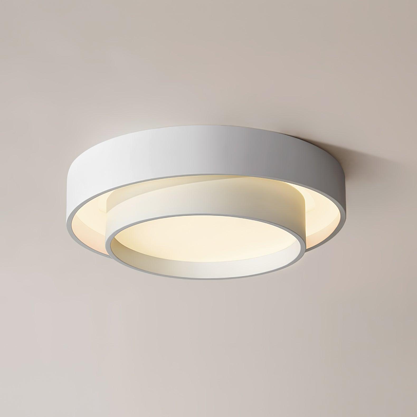 Modern Layered Round Flush Mount Ceiling Light