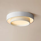 Modern Layered Round Flush Mount Ceiling Light