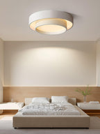 Modern Layered Round Flush Mount Ceiling Light
