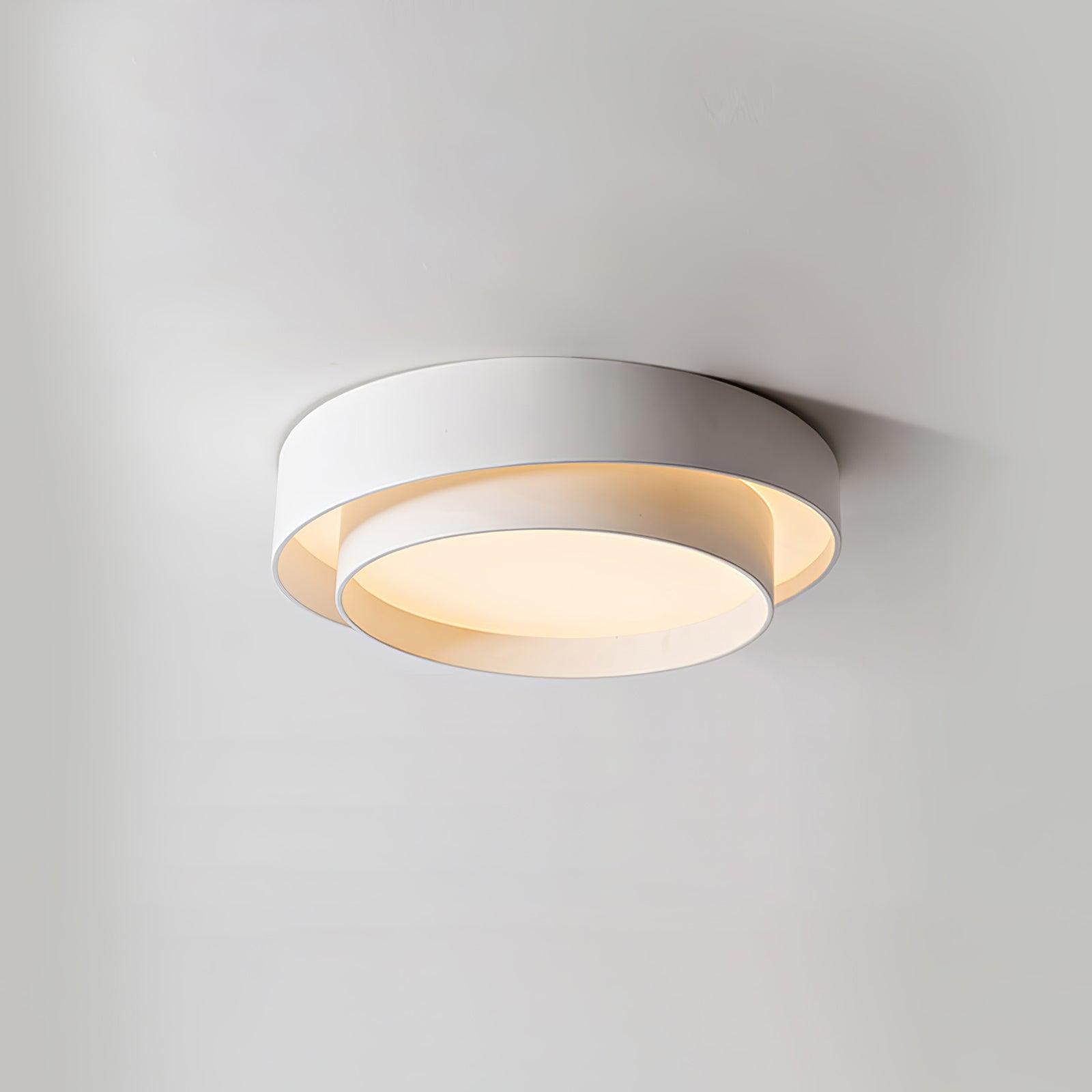 Modern Layered Round Flush Mount Ceiling Light