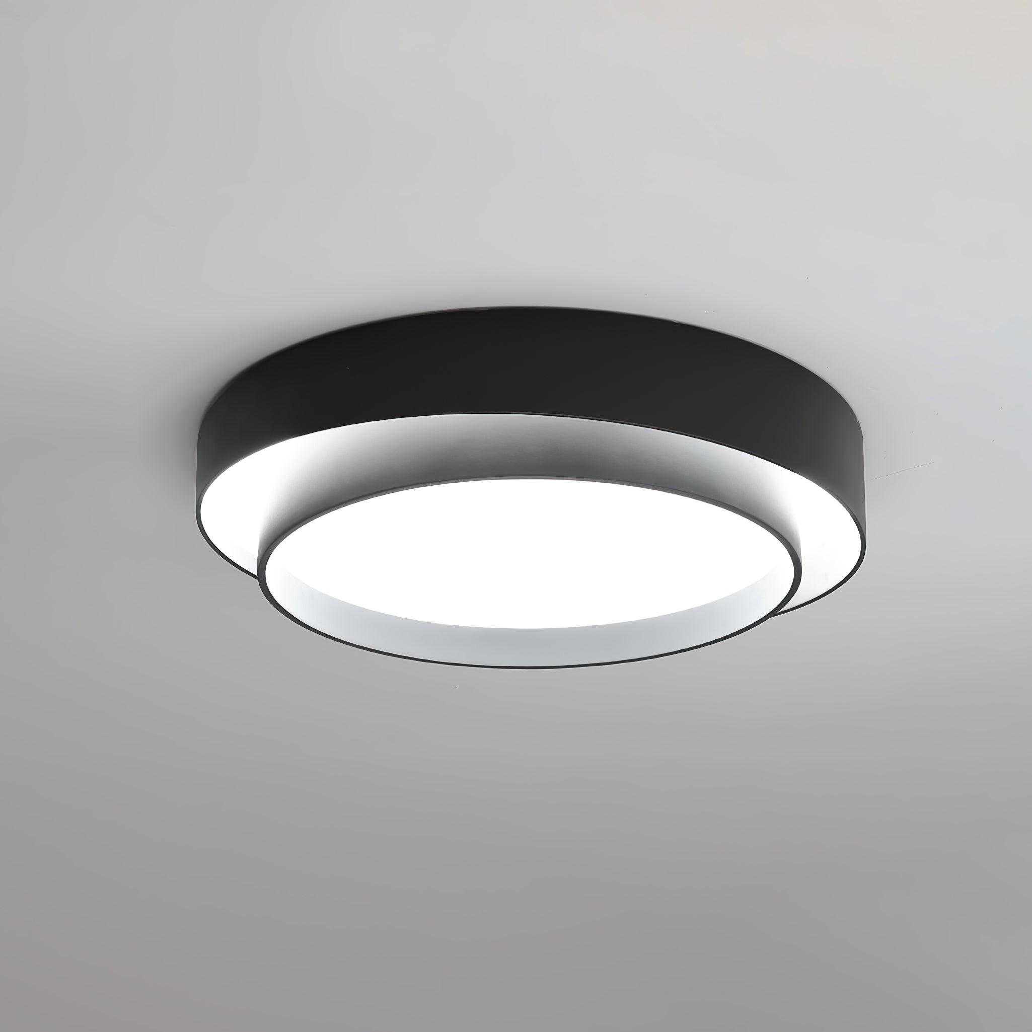 Modern Layered Round Flush Mount Ceiling Light