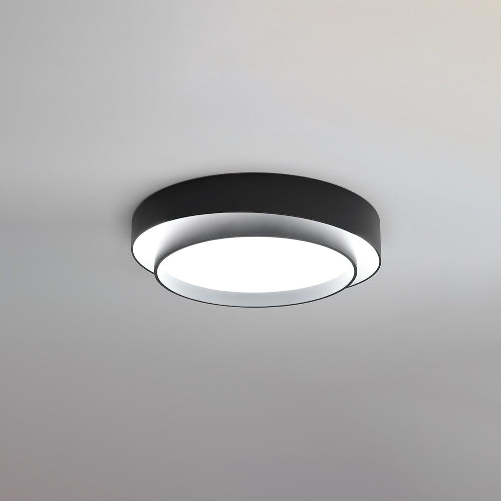Modern Layered Round Flush Mount Ceiling Light
