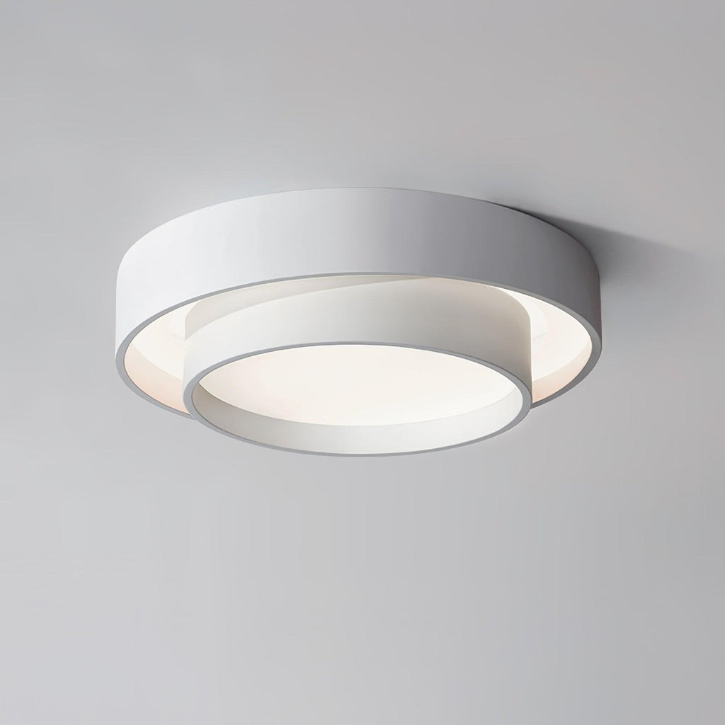Modern Layered Round Flush Mount Ceiling Light