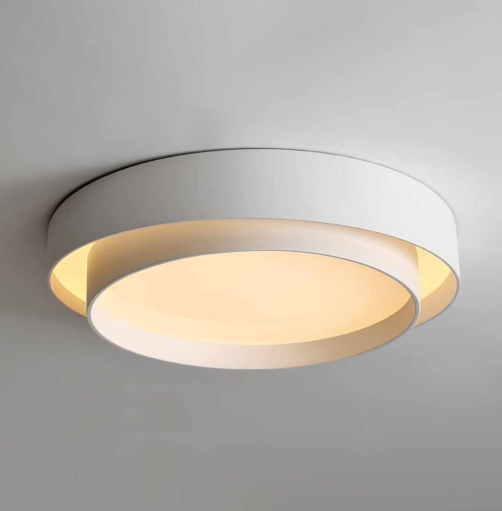 Modern Layered Round Flush Mount Ceiling Light