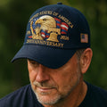 Patriotic Baseball Cap Embroidered Eagle and Flag Anniversary Veterans Hat Adjustable Strap Cotton Blend Dad Hat for Men
