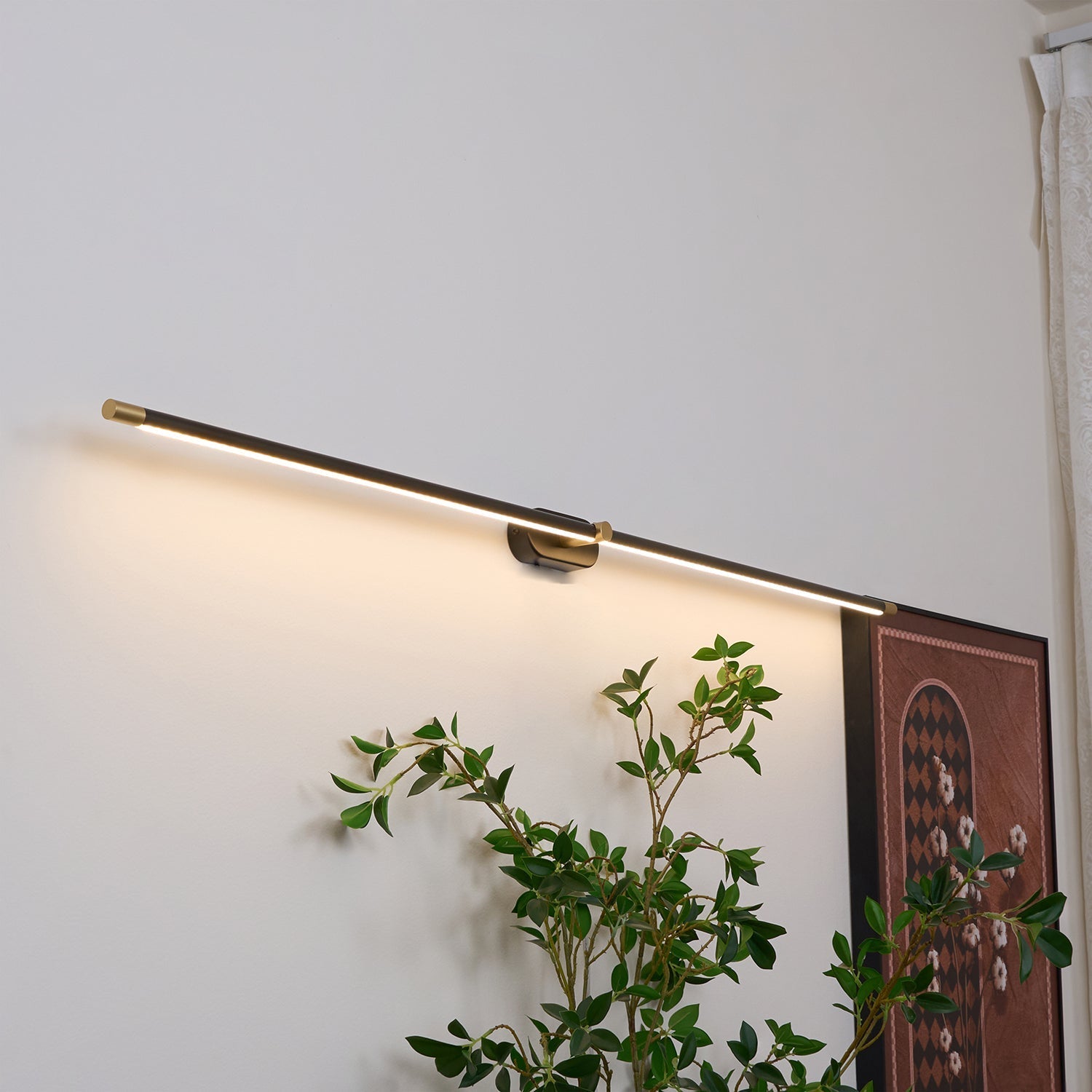 Linear Aluminum Wall Sconce LED Light for Mirror