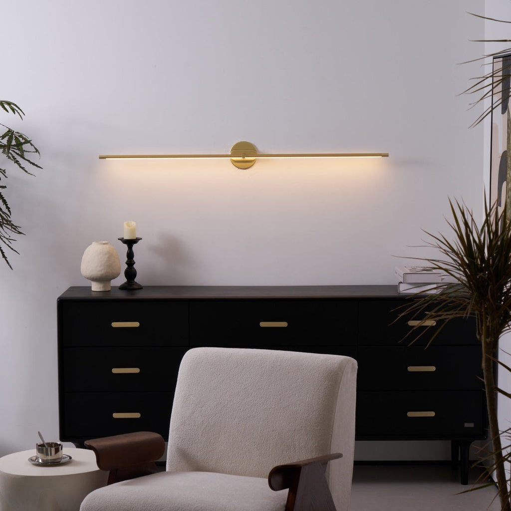 Linear Aluminum Wall Sconce LED Light for Mirror