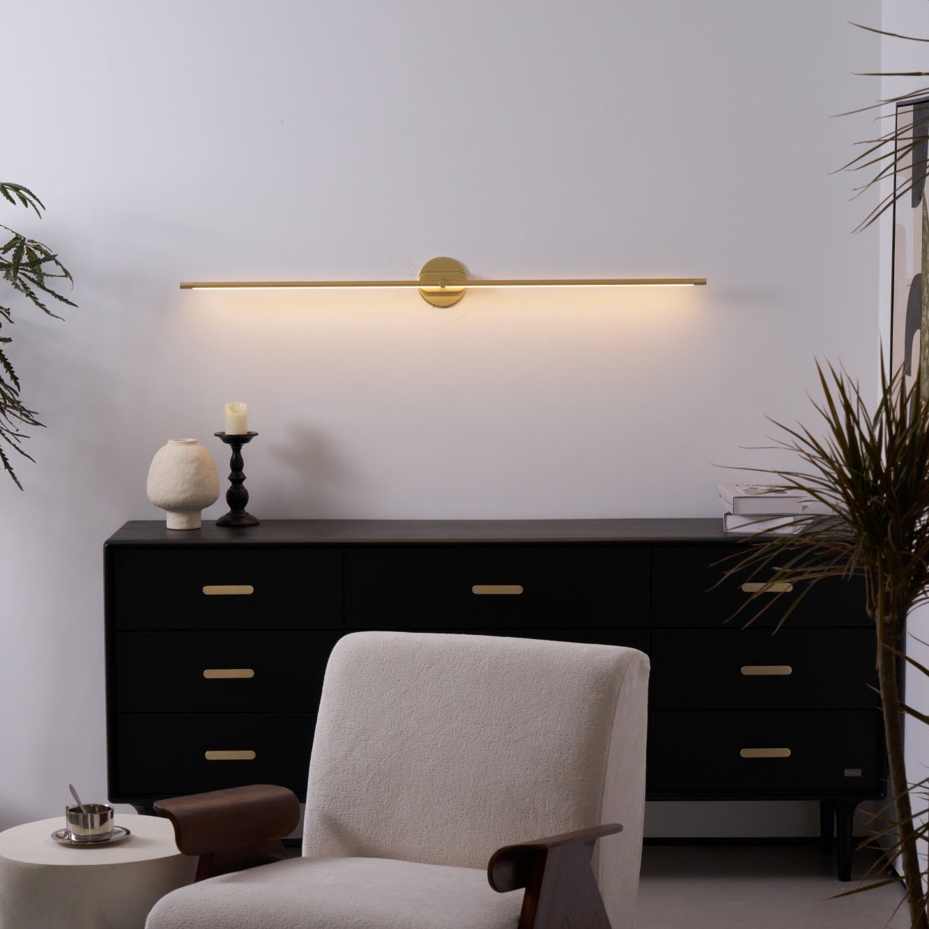 Linear Aluminum Wall Sconce LED Light for Mirror