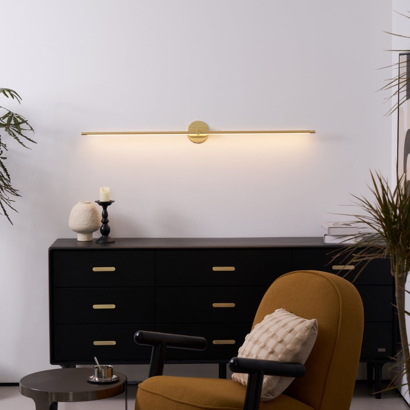 Linear Aluminum Wall Sconce LED Light for Mirror