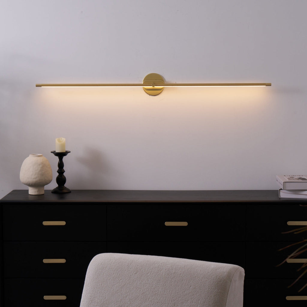 Linear Aluminum Wall Sconce LED Light for Mirror