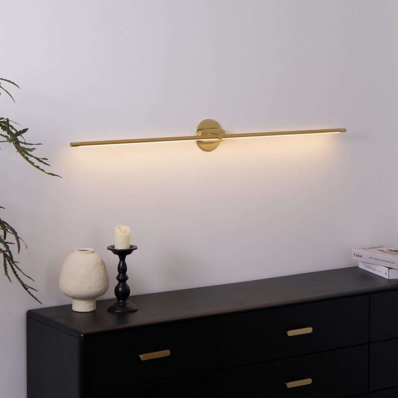 Linear Aluminum Wall Sconce LED Light for Mirror