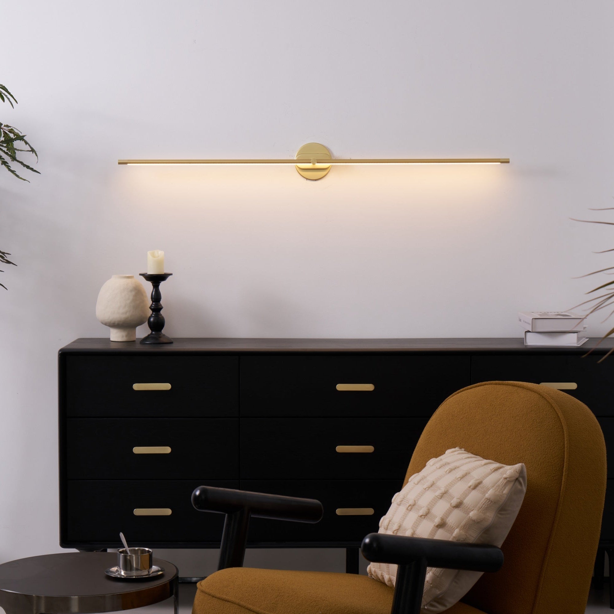 Linear Aluminum Wall Sconce LED Light for Mirror