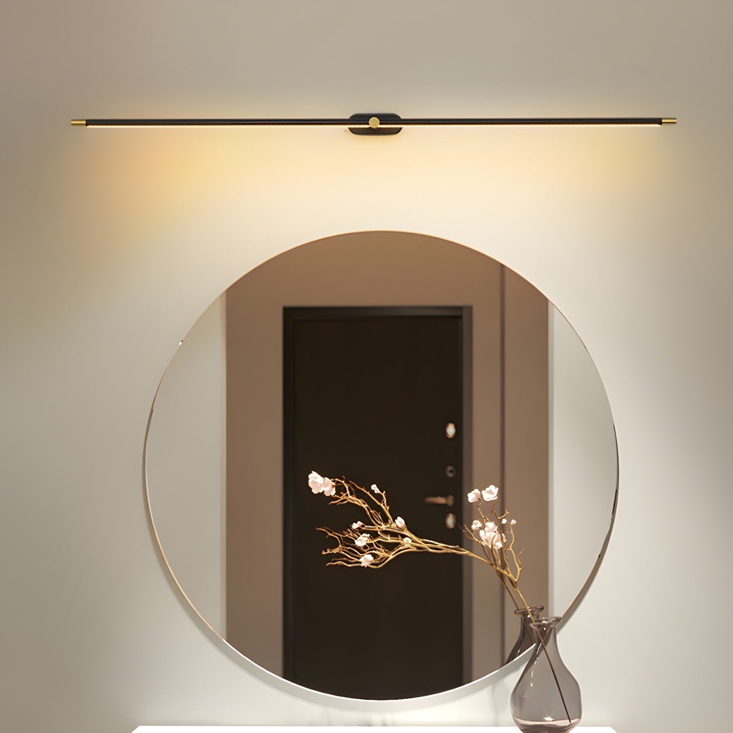 Linear Aluminum Wall Sconce LED Light for Mirror