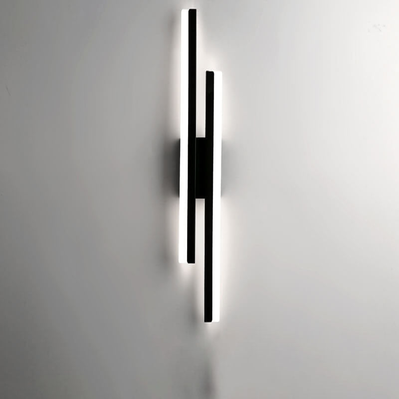 Modern Metal Wall Sconce for Living Room and Hallway in Black — Harbor Light Co.