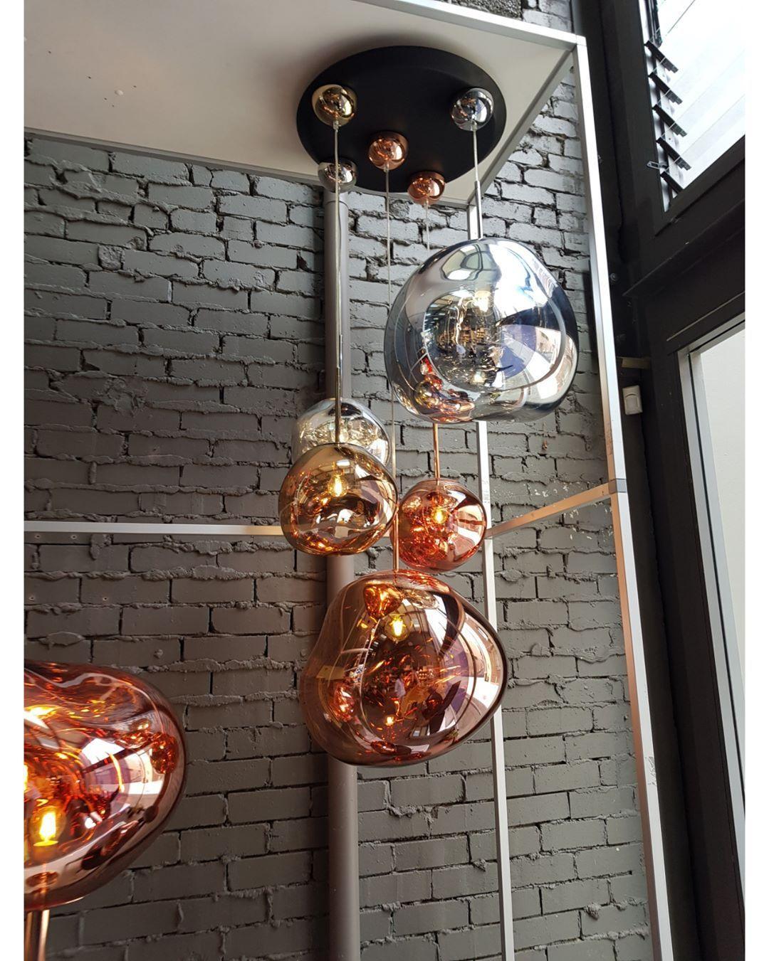 Modern Lava Crackle Glass Globe Pendant Light