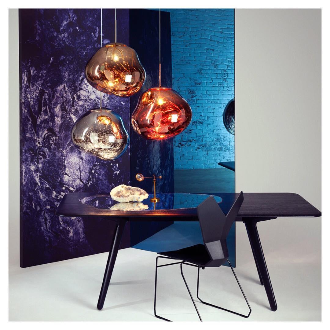 Modern Lava Crackle Glass Globe Pendant Light