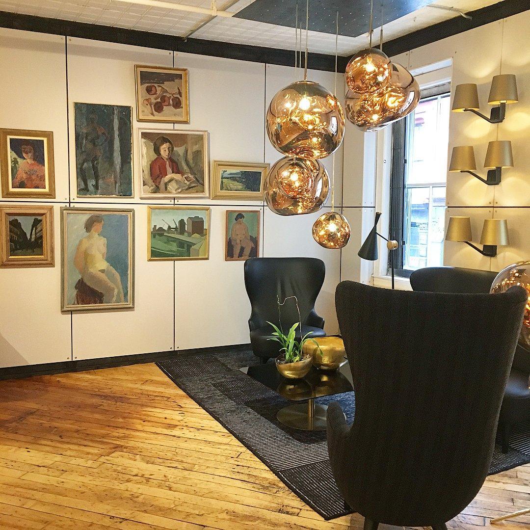 Modern Lava Crackle Glass Globe Pendant Light