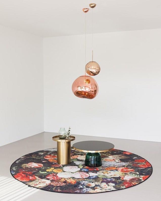 Modern Lava Crackle Glass Globe Pendant Light