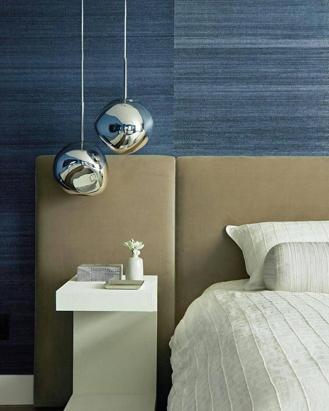 Modern Lava Crackle Glass Globe Pendant Light