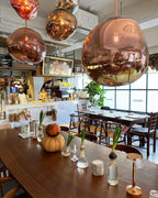 Modern Lava Crackle Glass Globe Pendant Light