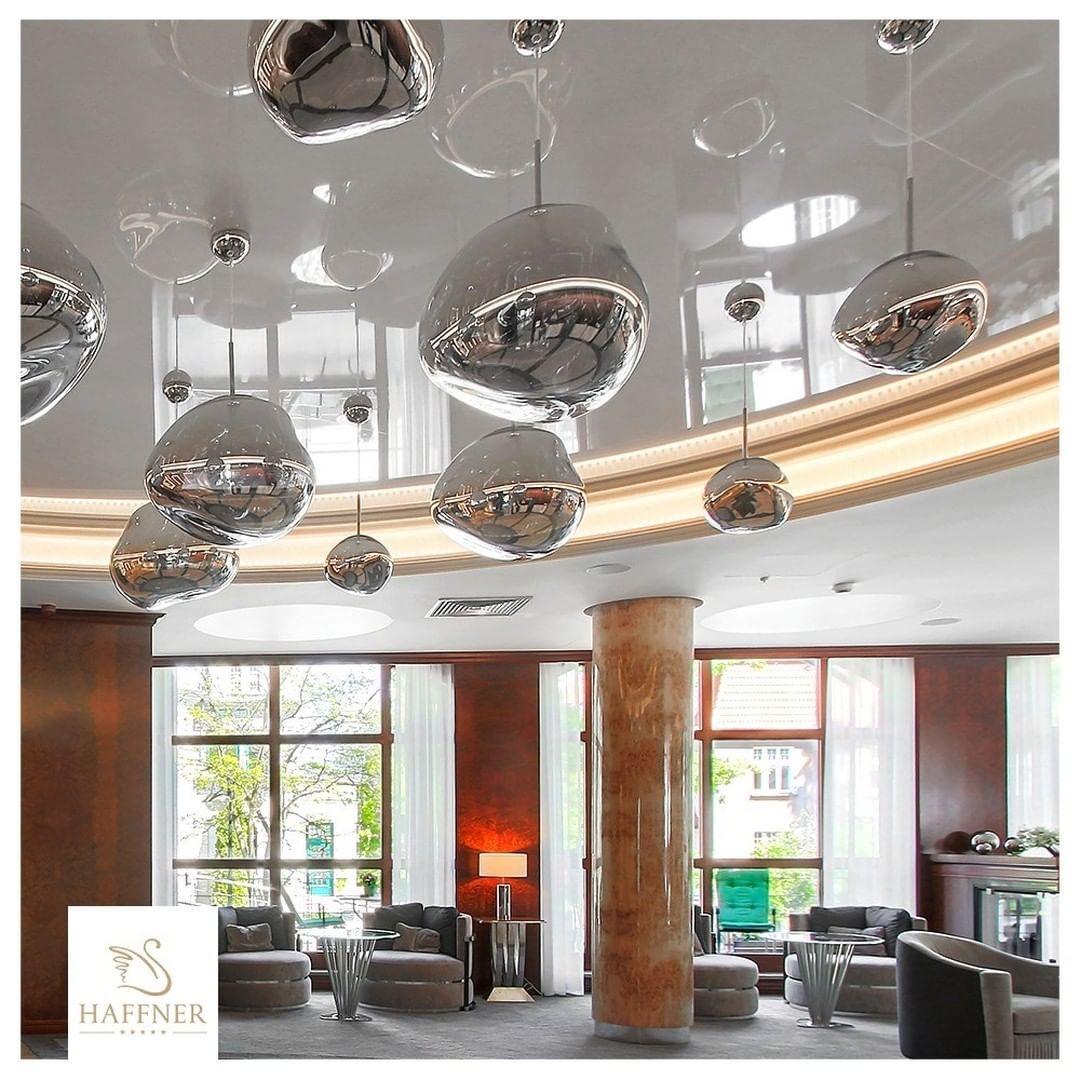 Modern Lava Crackle Glass Globe Pendant Light