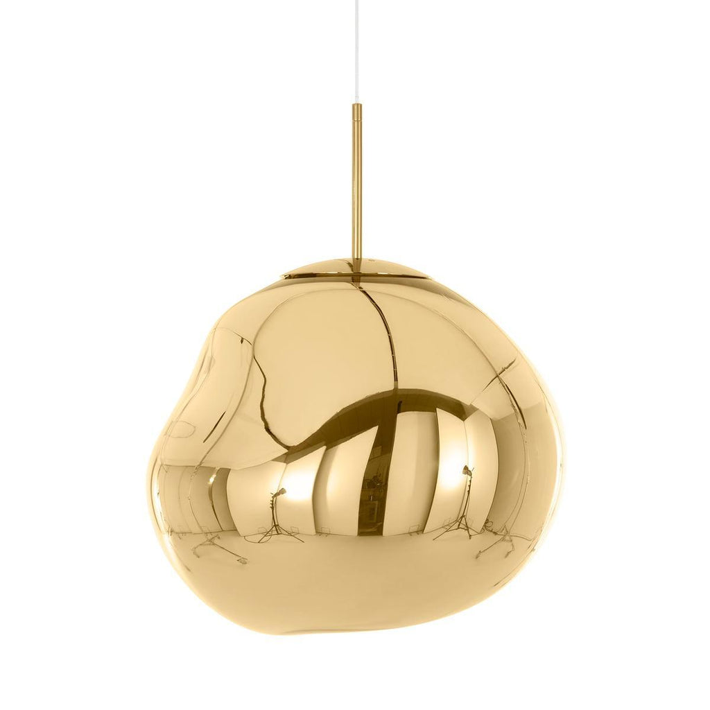 Modern Lava Crackle Glass Globe Pendant Light