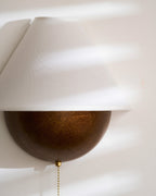 Transitional Travertine Wall Sconce With Warm Dimmable Glow — Harbor Light Co.