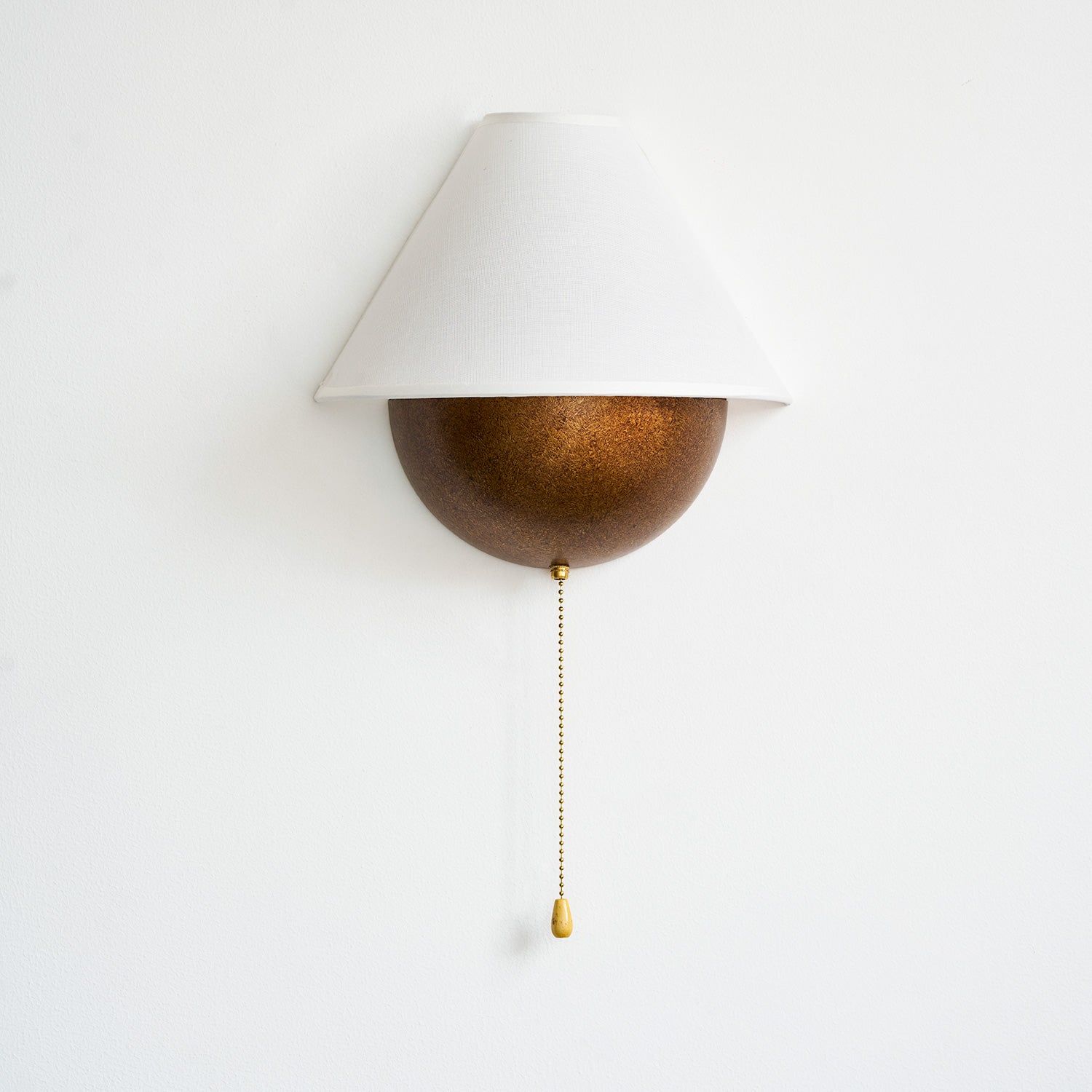 Transitional Travertine Wall Sconce With Warm Dimmable Glow — Harbor Light Co.