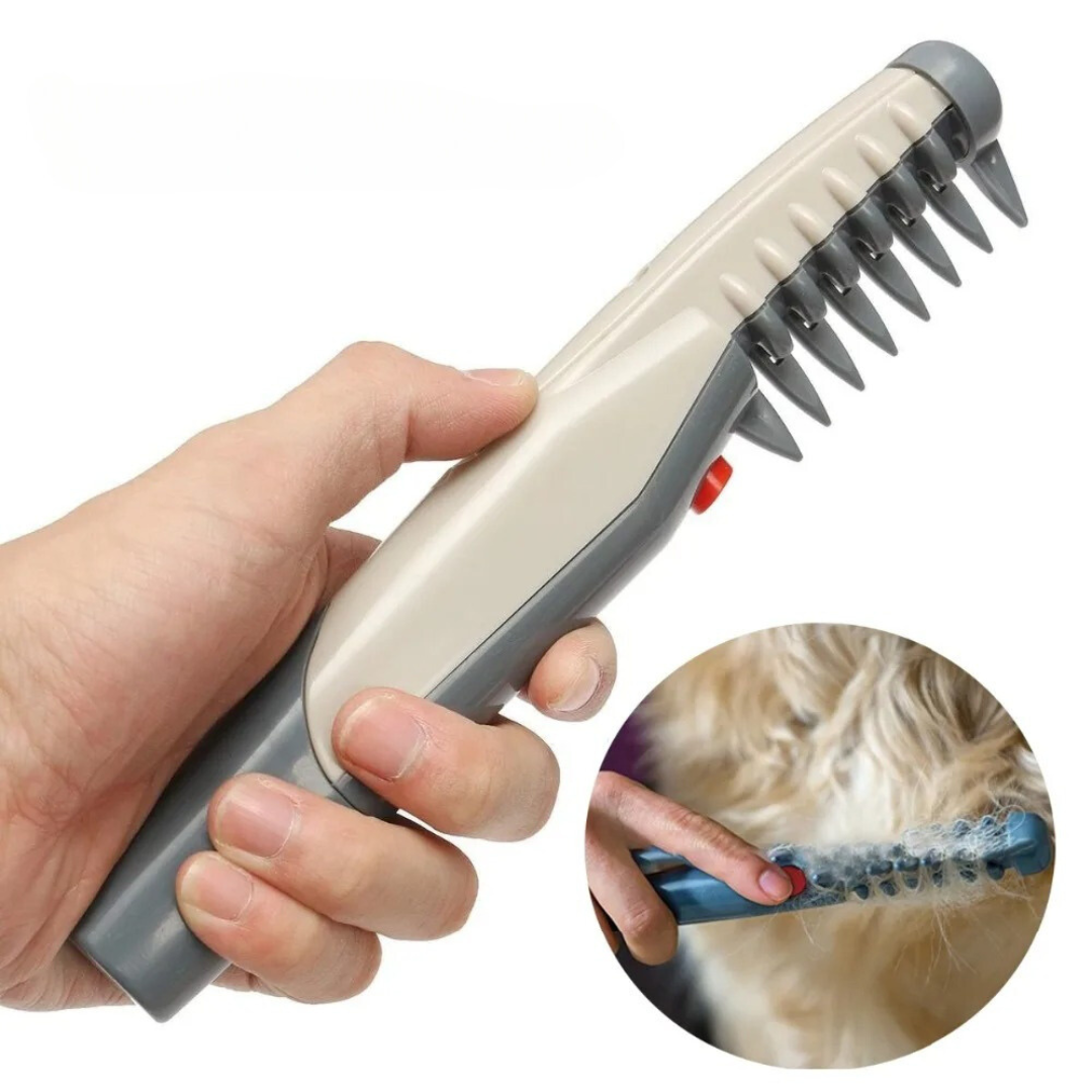 Electric Pet Grooming Comb Detangling Dematting Tool for Dogs and Cats Battery Powered Knot Remover