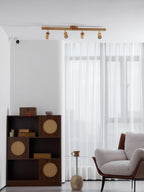 Adjustable Wood Beam Spot Ceiling Light