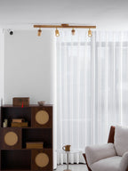 Adjustable Wood Beam Spot Ceiling Light