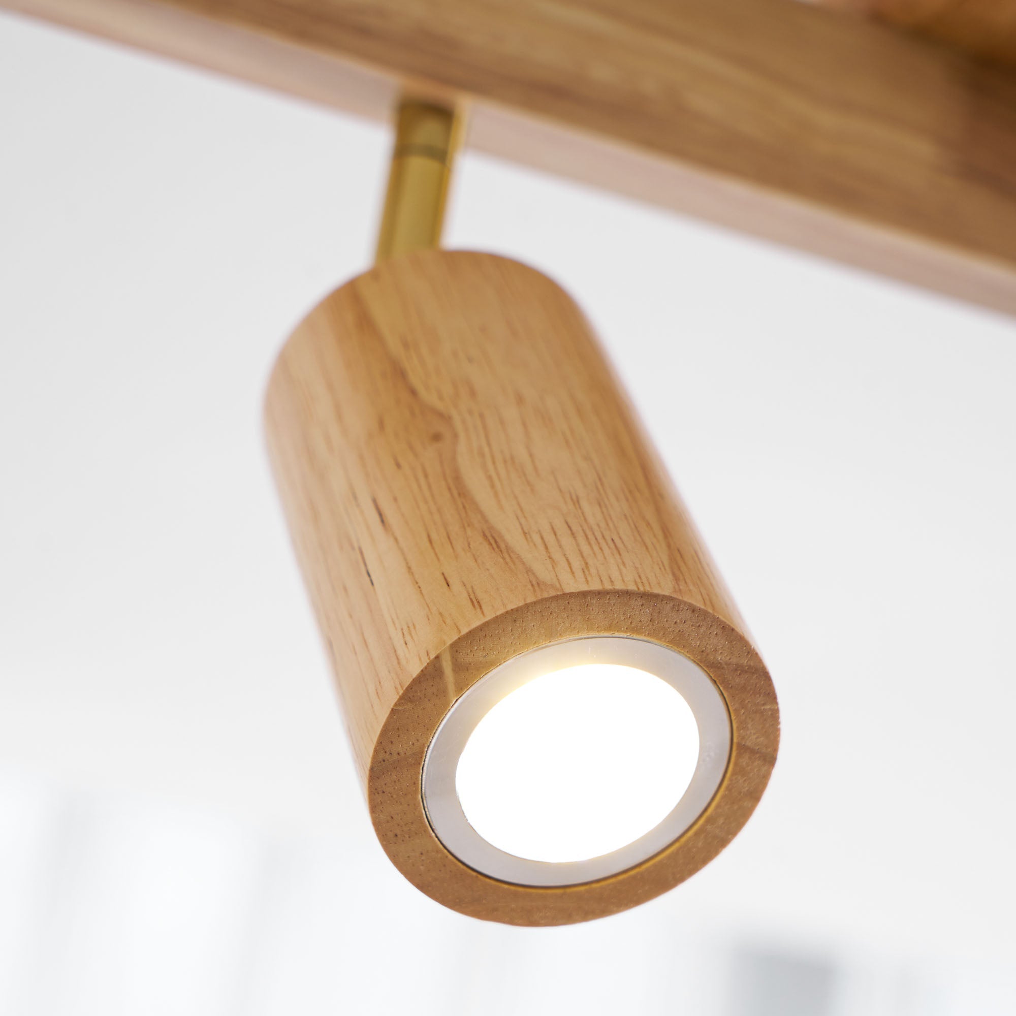 Adjustable Wood Beam Spot Ceiling Light