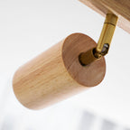 Adjustable Wood Beam Spot Ceiling Light