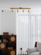 Adjustable Wood Beam Spot Ceiling Light