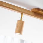Adjustable Wood Beam Spot Ceiling Light
