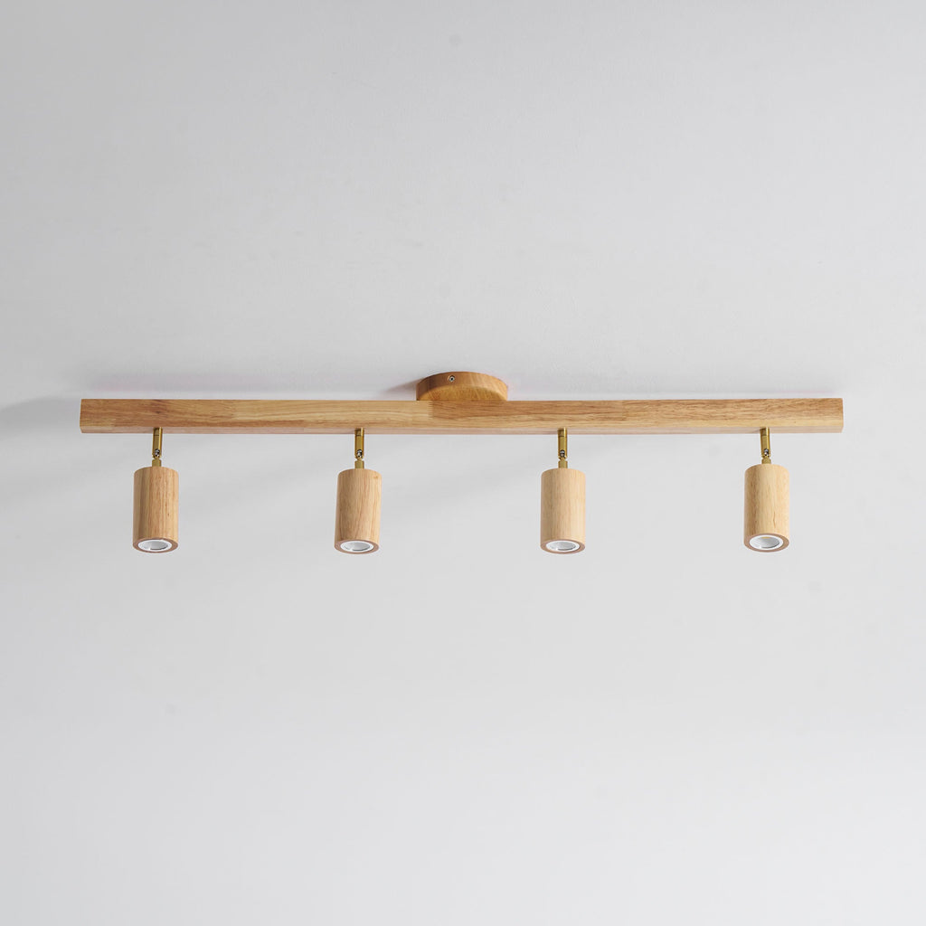 Adjustable Wood Beam Spot Ceiling Light